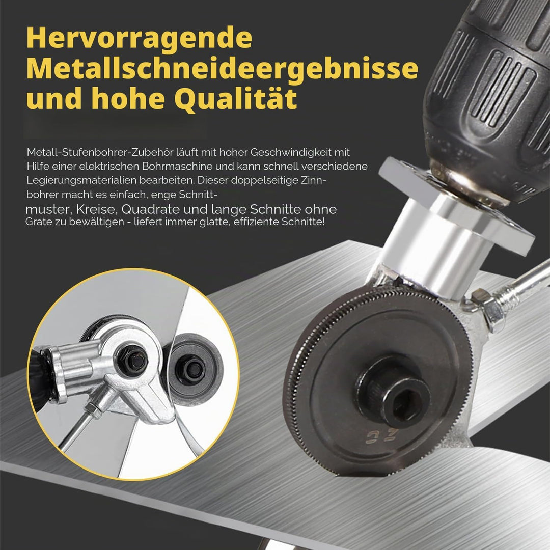 Elektrischer Bohrplattenschneider, Elektrischer Metallknabber Metallblechschneider Metal Nibbler Dri