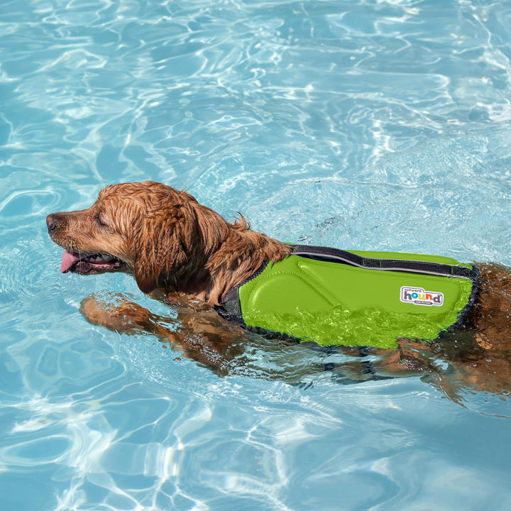 Outward Hound Dawson Schwimmweste für Hunde, Grösse L, Grün Grün Large, Grün Large