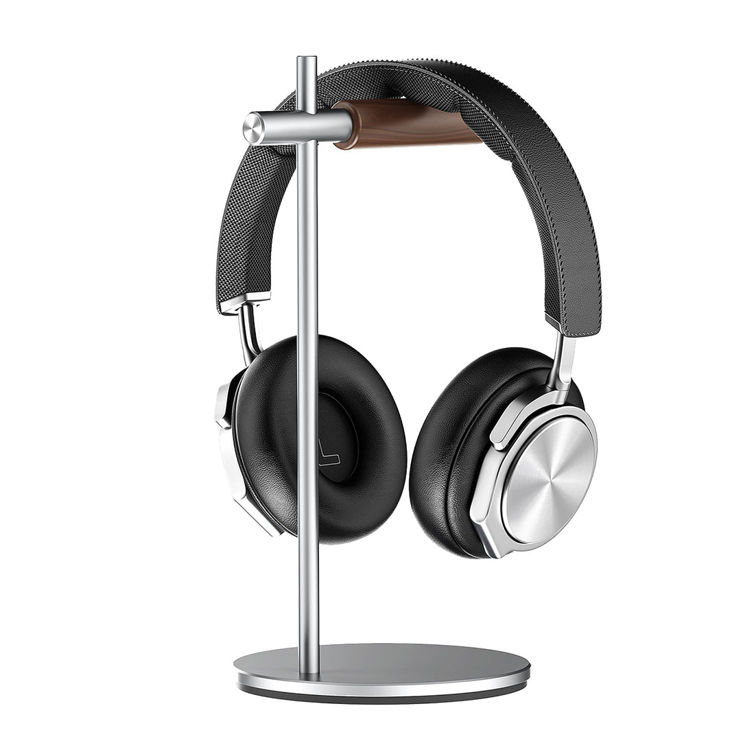 Kopfhörerständer aus Eichenholz, Headset Ständer für Schreibtisch, Universal Halterung Halter für Ai