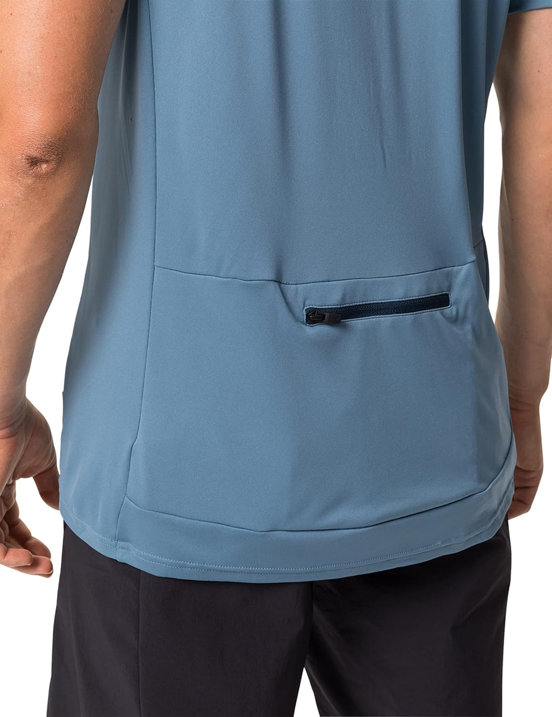 VAUDE Men's Escape Half Zip Shirt - Radshirt Herren - Radtrikot XXL Blue Gray, XXL Blue Gray