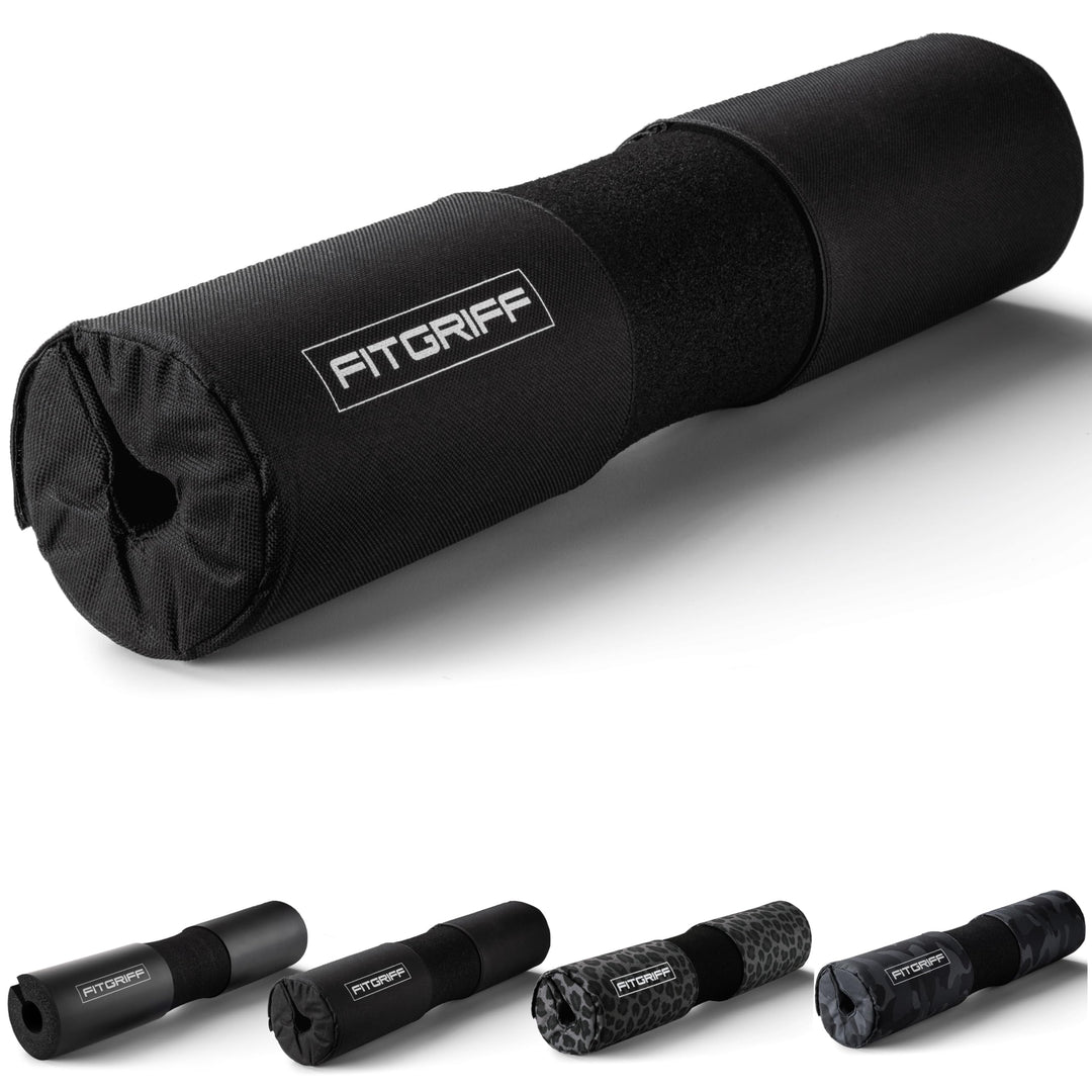 Fitgriff® Langhantel Polster, Hip Thrust Pad mit Klettverschluss - Hantel Nackenpolster - Polsterung