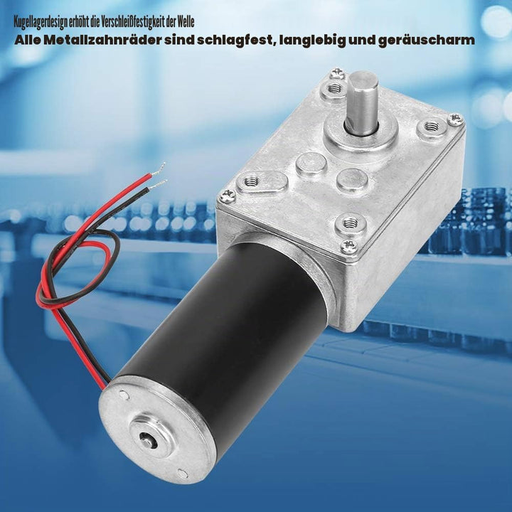 DC 24 V Turbo-Schneckengetriebemotor, Umkehrbar, Geschwindigkeitsreduzierung, Elektrischer Getriebem