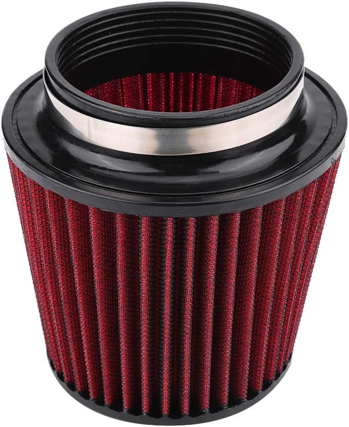Unifür Versal Auto Luftfilter High Flow Einlass Lufteinlass Rundkegel Luftfilter Reiniger Clamp-On M