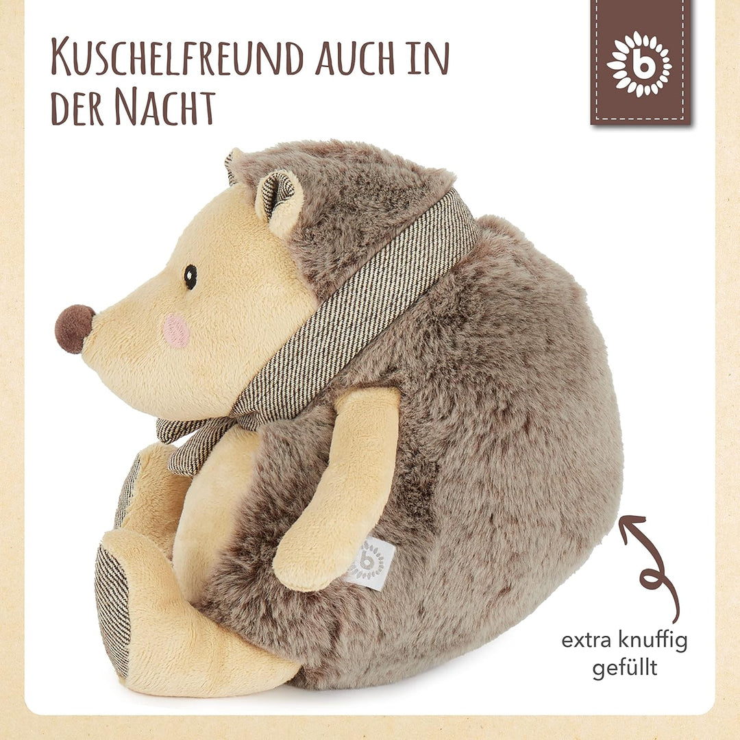 Bieco Plüsch Igel Spieltier Baby | ca. 22 cm | niedliches Baby Kuscheltier | Baby Spielzeug | Kusche
