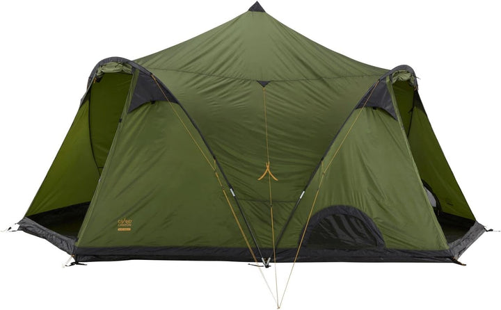 Grand Canyon Black KNOB 10 - Gruppenzelt im Tipi-Stil für 10 Personen | Familien-Zelt, Gruppen-Zelt,