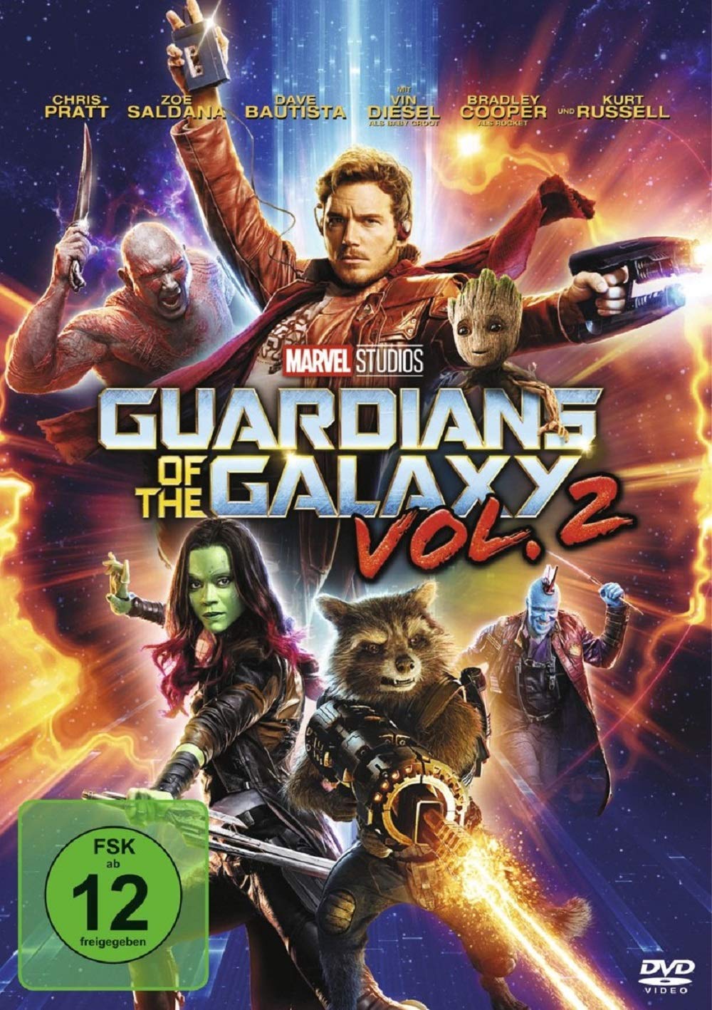 Guardians of the Galaxy 1+2 (Teil 1+2,Vol.1+2) [DVD Set], DVD