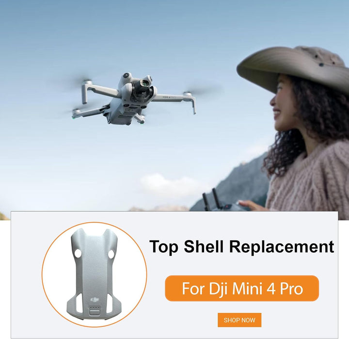 Ersatz-Obergehäuse für DJI Mini 4 Pro – Montage-Obergehäuse-Ersatzteile – Rumpf-Obergehäuse-Reparatu