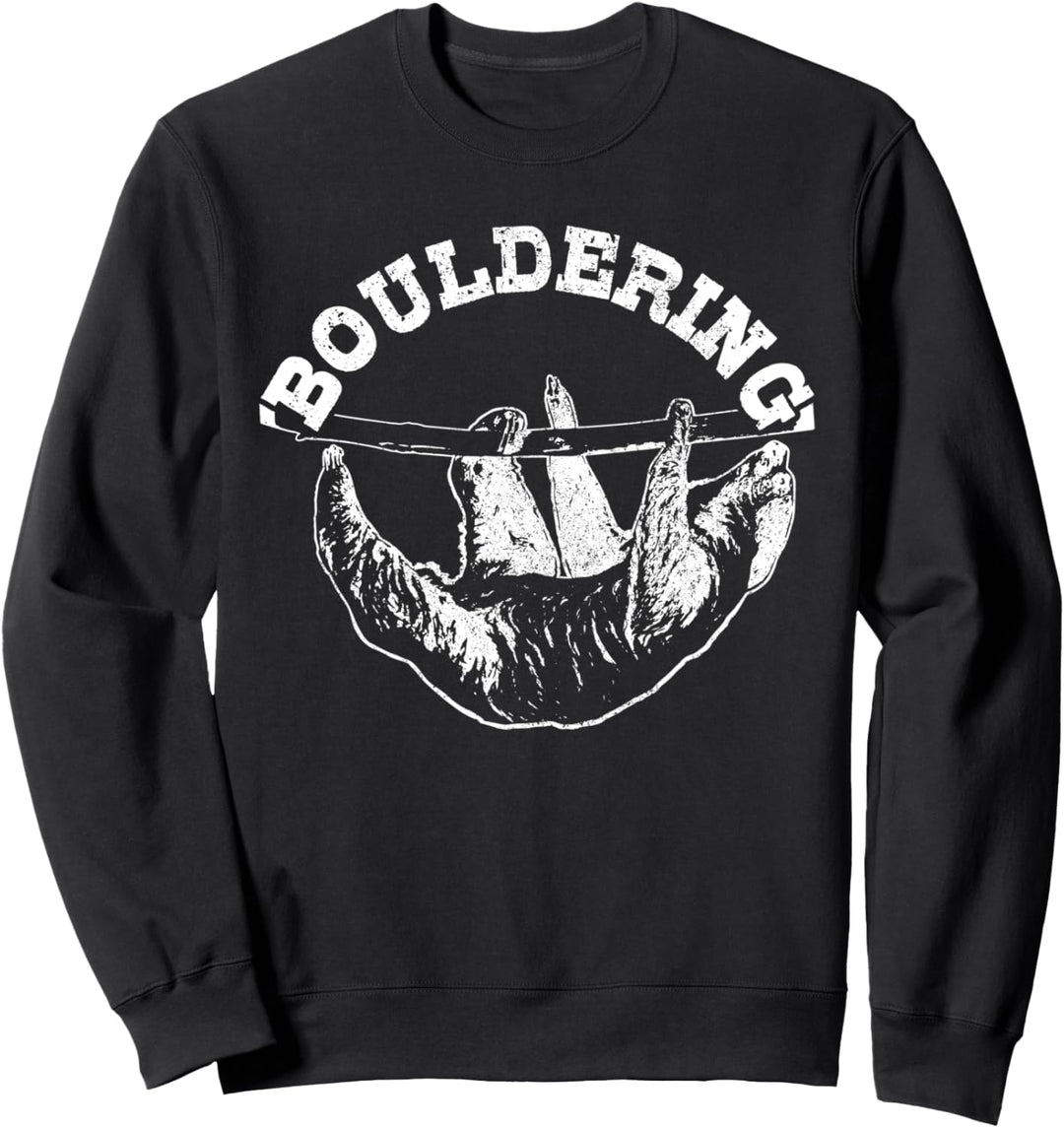 Bouldering Faultier Bouldern Klettern Boulderer Geschenk Sweatshirt