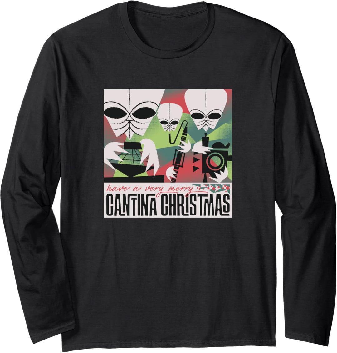 Star Wars Have A Very Merry Cantina Christmas Langarmshirt