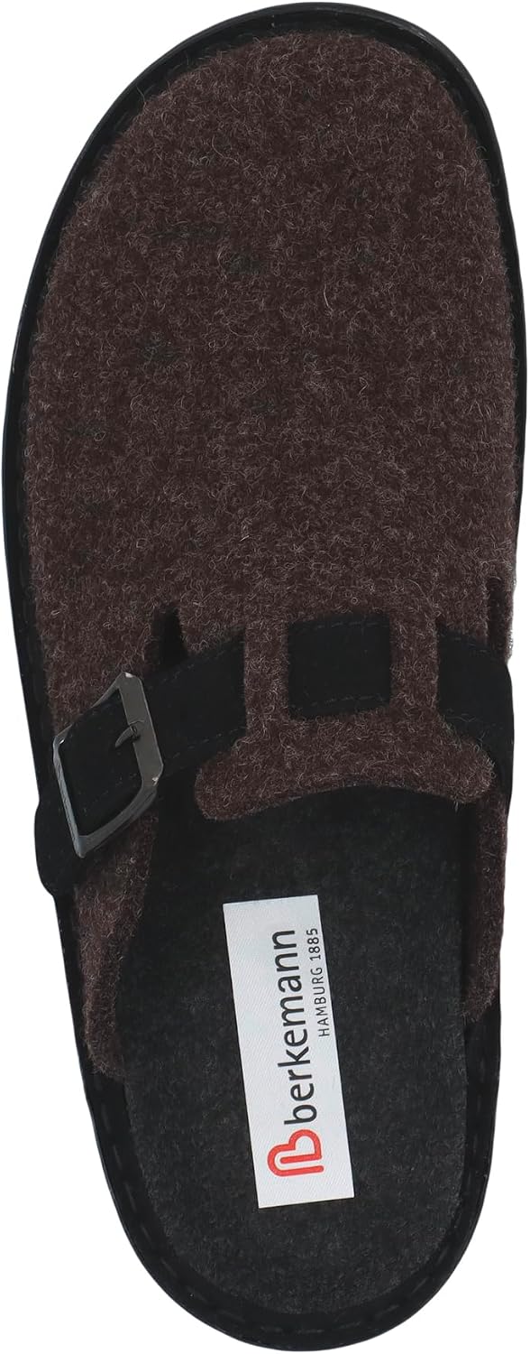 Berkemann Herren Mirko Pantoffeln 39.5 EU Braun Braun 459, 39.5 EU Braun Braun 459