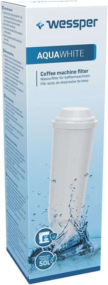 Wessper 3x Wasserfilter Ersatz Jura White, 60209, 68739; Nespresso N9, F5, F70,C9; Capresso, S9; Imp