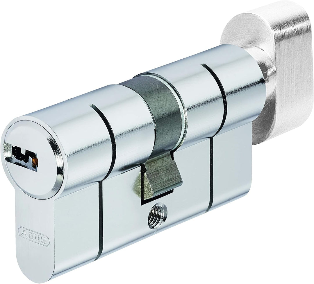 ABUS Zylinder KD6PSN Z50/K40 BKN 50+40 Vernickeltes Messing, 50+40 Vernickeltes Messing