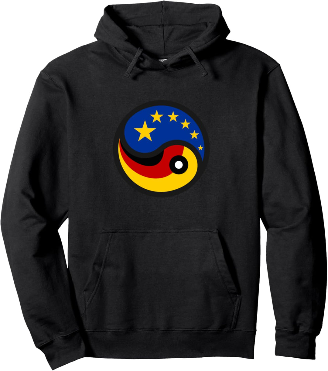 Deutschland & Europa EU - das passt zusammen wie Yin & Yang Pullover Hoodie
