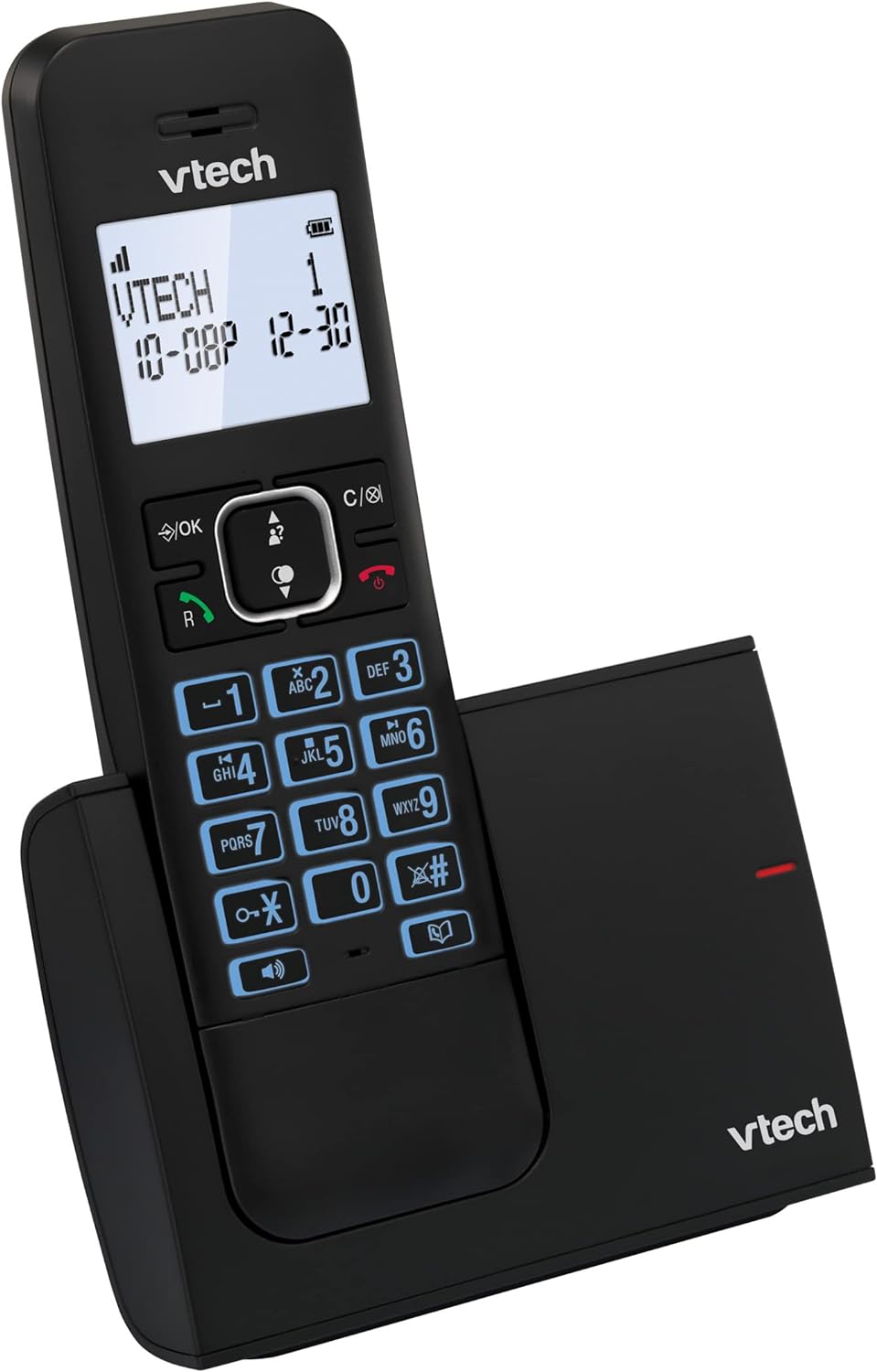 VTech LS1050 DECT Telefon Schnurlos Schnurlostelefon mit Anrufbeantworter, Innovativer Ladestation,