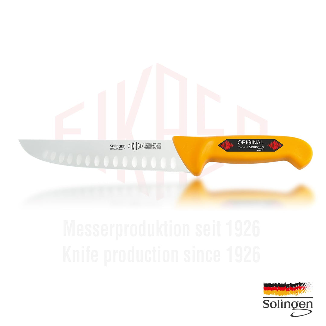 EIKASO Solingen Fleischmesser Allzweckmesser mit Kullen 15cm Klinge hergestellt in Solingen Metzgerm