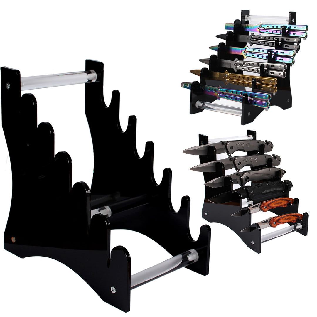 Messerhalter, Messerständer, Messervitrine, Sammelmesserständer, Messersammelständer, Taschenmesser
