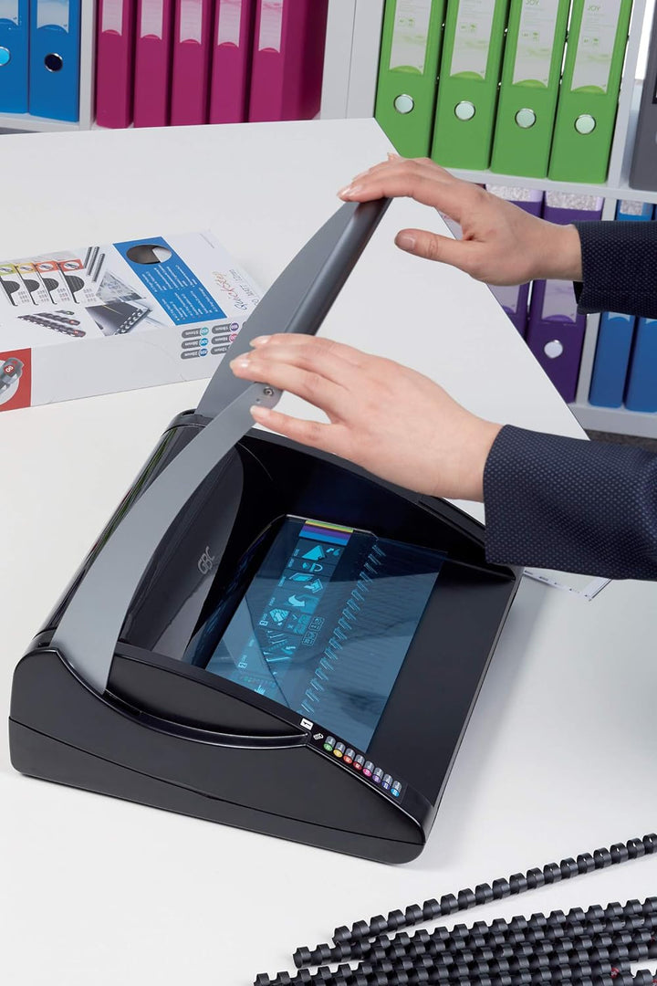 GBC 4401845 CombBind 200 Bindegerät (mit Stanztechnologie) schwarz stanzt 20, bindet 330 Blatt Singl