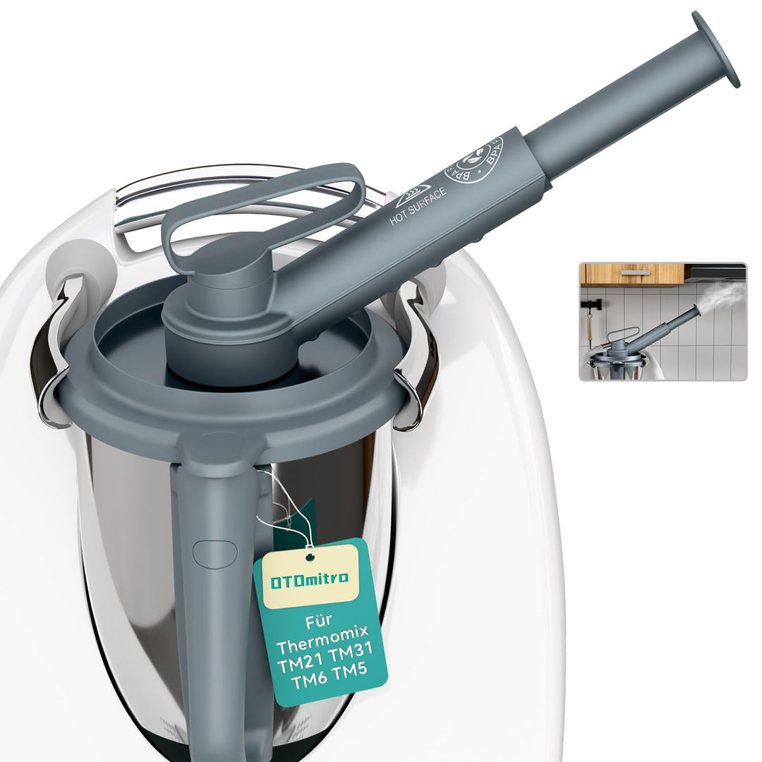 Dampfumleiter für Thermomix Zubehör TM5 TM6 TM31, Dampfumleitung für Schutz Küchen Hängeschränke, Ex