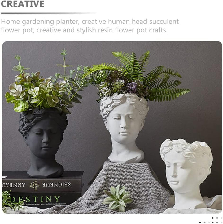 Operitacx Wohnkultur Blumentopf Statuendekor Der Griechischen Mythologie Modern Blumenbehälter Bonsa