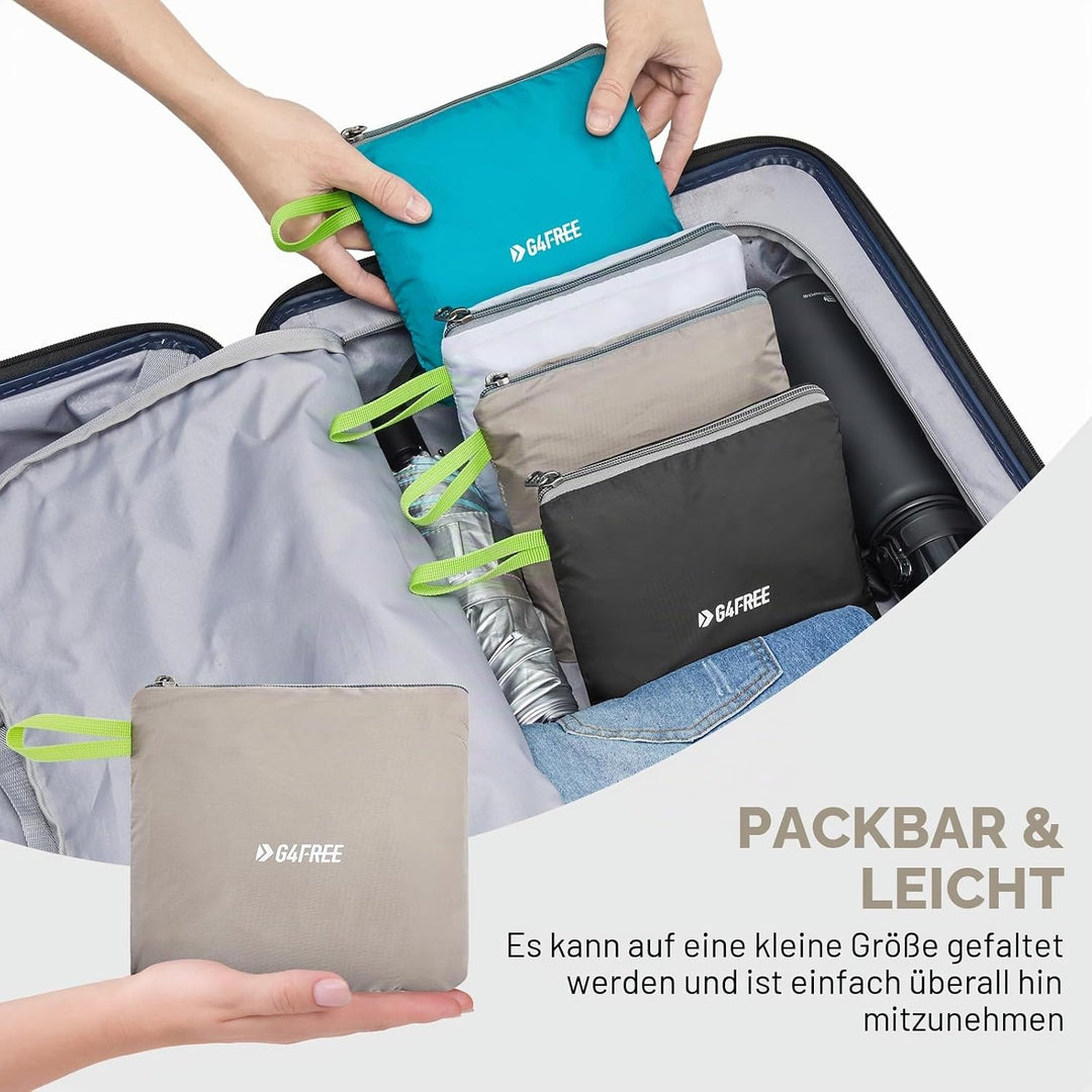 G4Free Faltbarer Leichter Rucksack 25L Unisex Tagesrucksack Kleiner Reiserucksack Wanderrucksack Tre