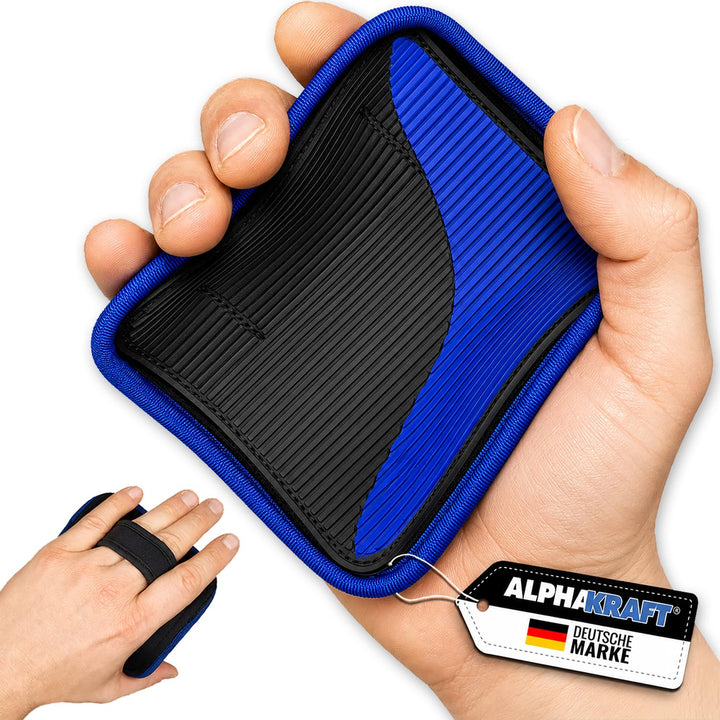 ALPHAKRAFT® - Griffpolster Kraftsport (1 Paar) | Premium Grip Pads Gym aus Neopren | rutschfeste Gri