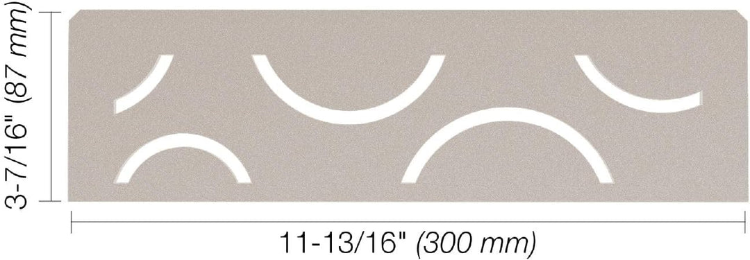Schlüter SHELF N S1 Ablage Curve Beigegrau