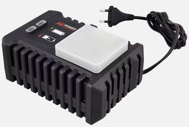 Ferm AX-power 20V ladegerät, Schnellladegerät, Batterie ladestation, charger für 1,5 Ah, 2,0 Ah, 4,0