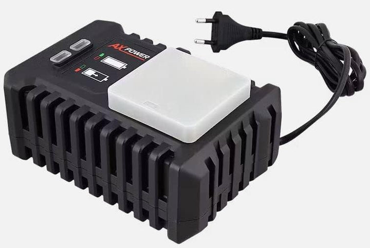 Ferm AX-power 20V ladegerät, Schnellladegerät, Batterie ladestation, charger für 1,5 Ah, 2,0 Ah, 4,0