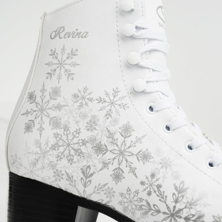 MADIVO SMJ Revina Damen Schlittschuhe Eiskunstlauf Eislaufschuhe Klassische Eislauf Weiss | Grössen: