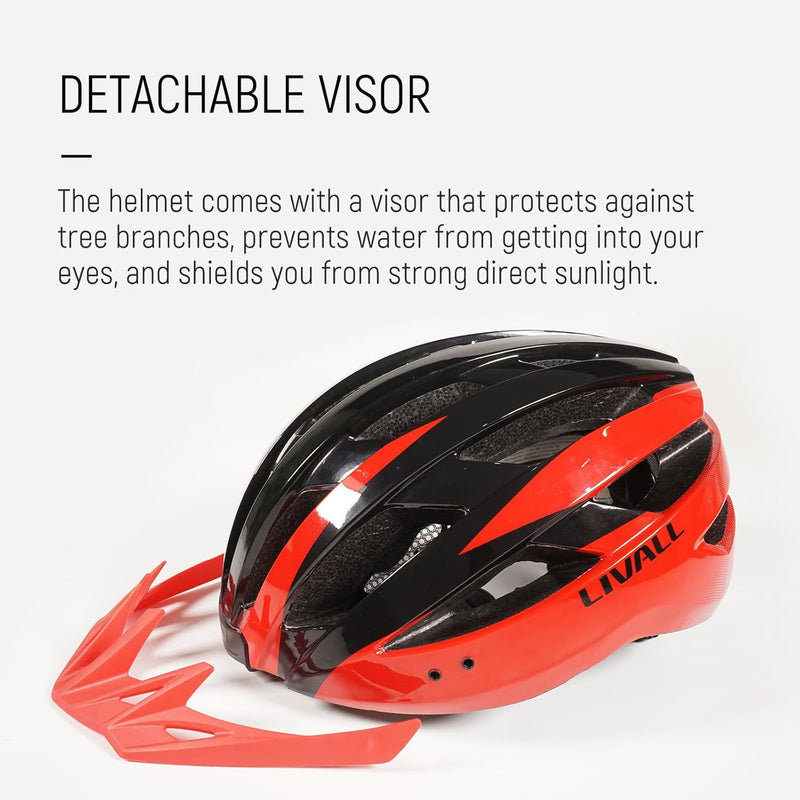 LIVALL Smart Fahrradhelm mit LED Rücklicht und Blinker, Bluetooth Fahrradhelm mit drahtloser Fernbed