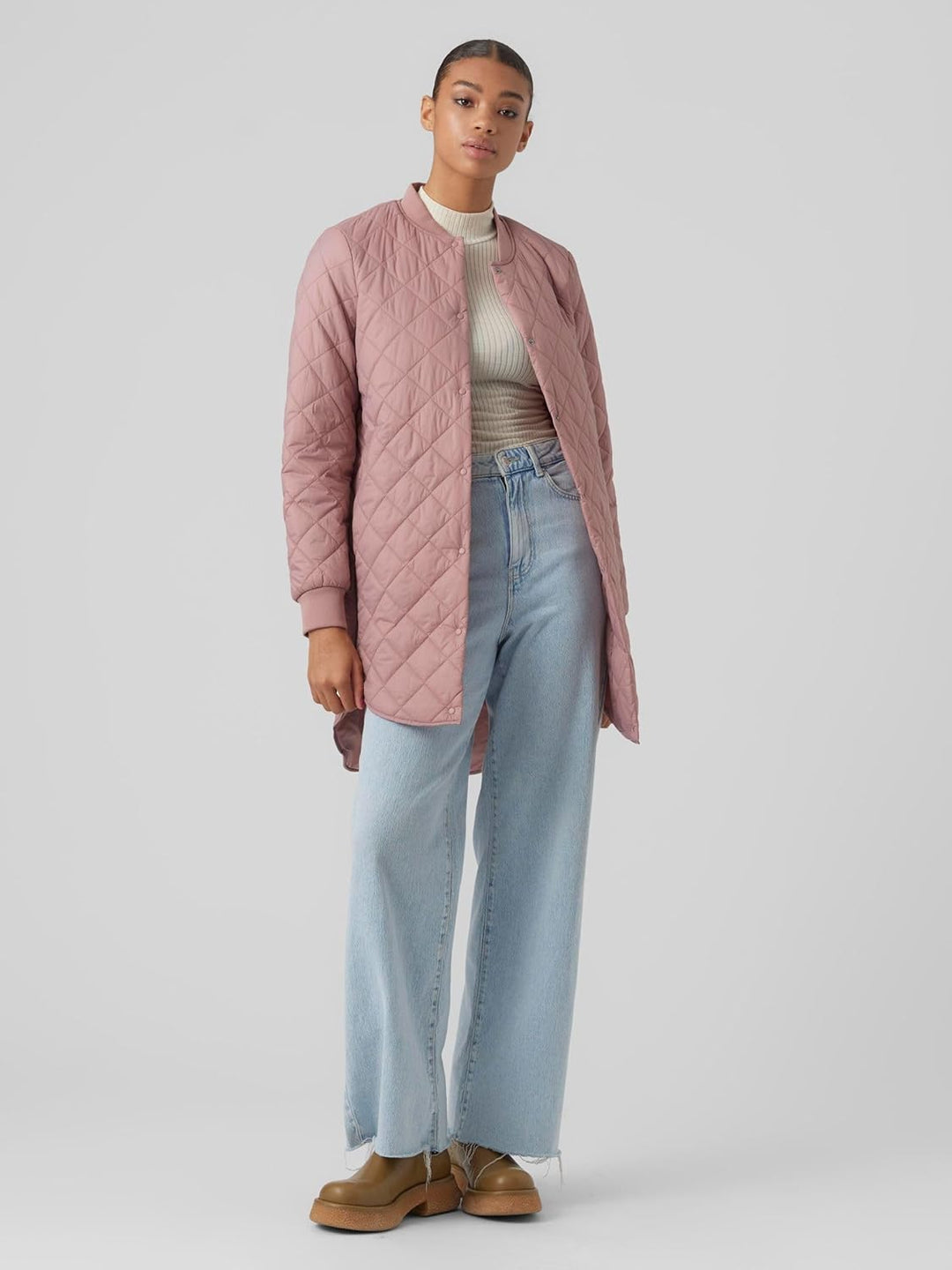 Vero Moda Female Steppjacke VMHAYLE Mantel XS Nostalgia Rose, XS Nostalgia Rose