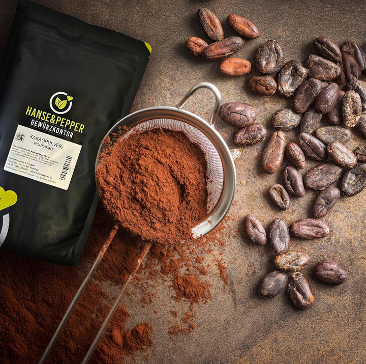 1kg Kakaopulver natürlich ohne Zusätze Backkakao Heisse Schokolade Kakao Pulver Rohkakao Back Kakao