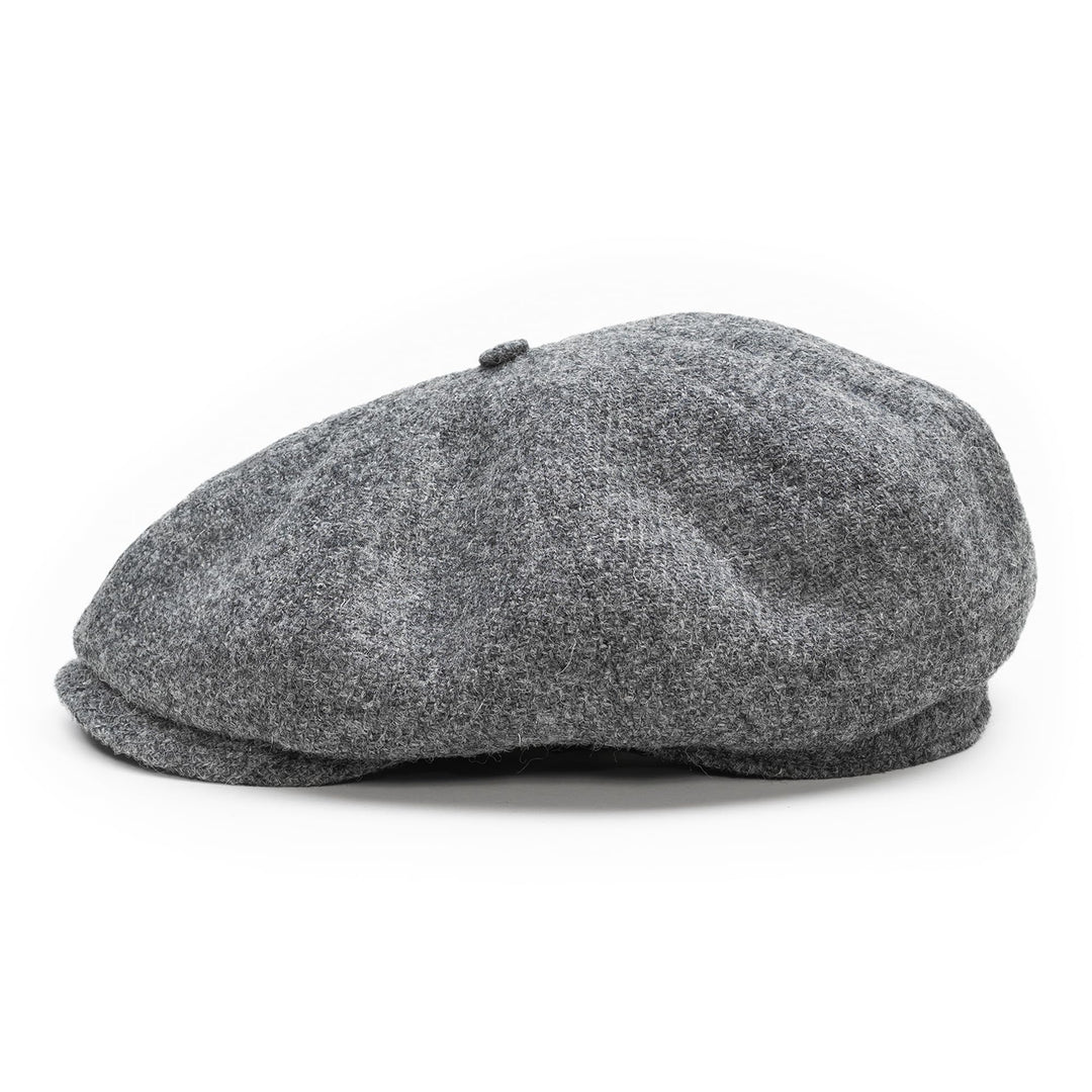 Sterkowski Modell Shelby | Harris Tweed Schiebermütze für Herren | Warm Elegant 100% Wolle Zeitungsj