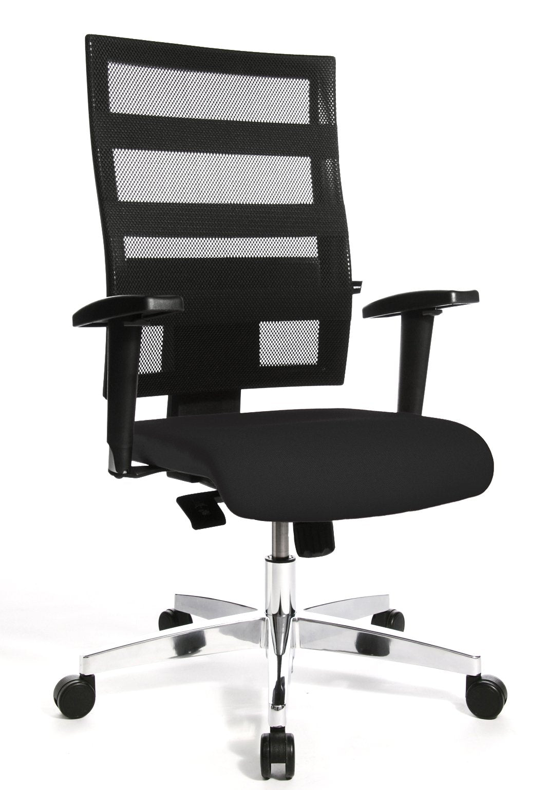 Topstar X-Pander, ergonomischer Bürostuhl, Schreibtischstuhl, inkl. höhenverstellbare Armlehnen, Net