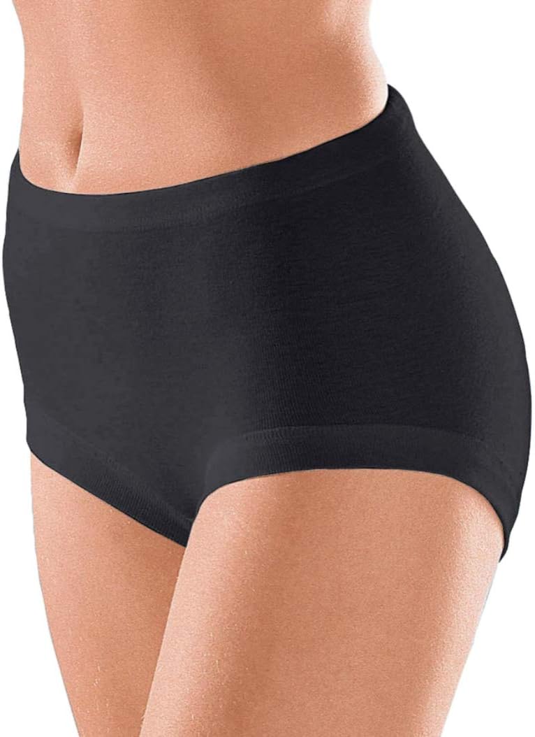 SES Taillenslip Damen 5er Pack Grösse 38 – 56 aus 100% Baumwolle/Feinripp Unterhosen Damen Hohe Tail