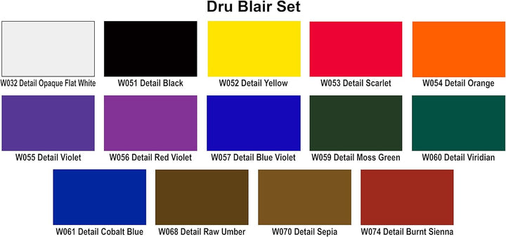 Wicked Colors 2-Ounce Dru Blair Airbrush Set by Wicked Colors