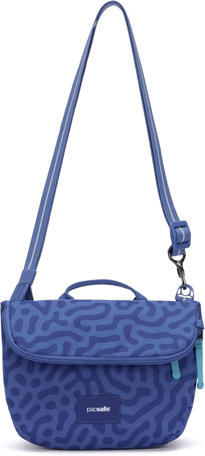 Pacsafe Pacsafe Go Anti Theft Saddle Crossbody Anti-Diebstahl-Sattel Crossbody Cerulean-blau, Cerule