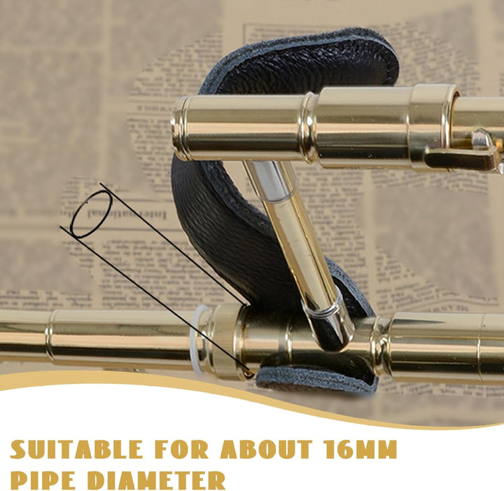 Trombones Trombone Accessoires, S-Form Posaune Grips Wrap-Stütze, Leder-Kee-resistente tragbare Hand