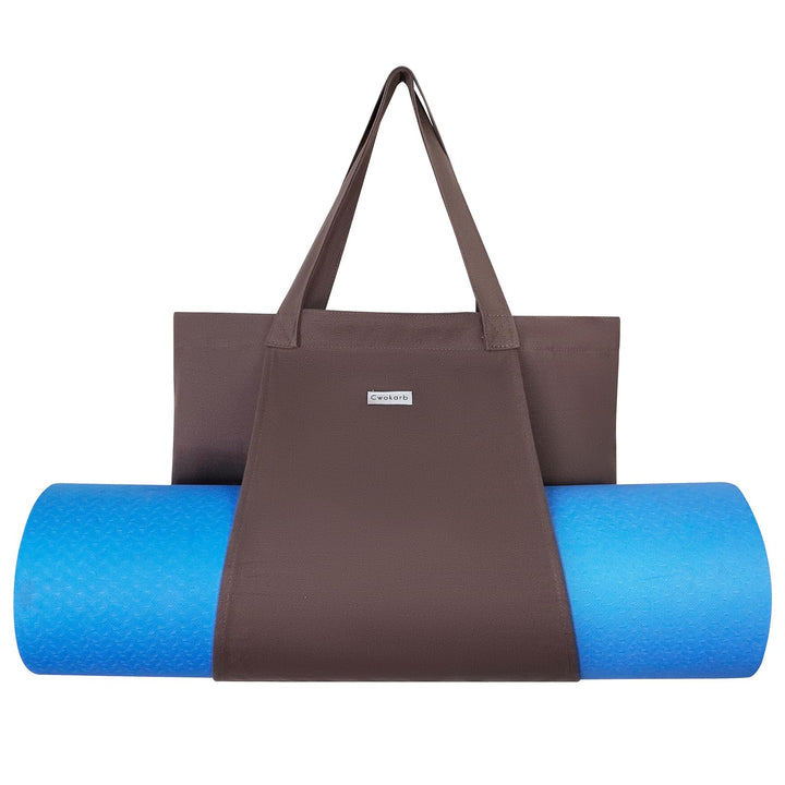 Yogatasche Damen mit Nassfach, Flaschenhalter und Durchgehendem Reissverschluss,Matte Einfach Heraus