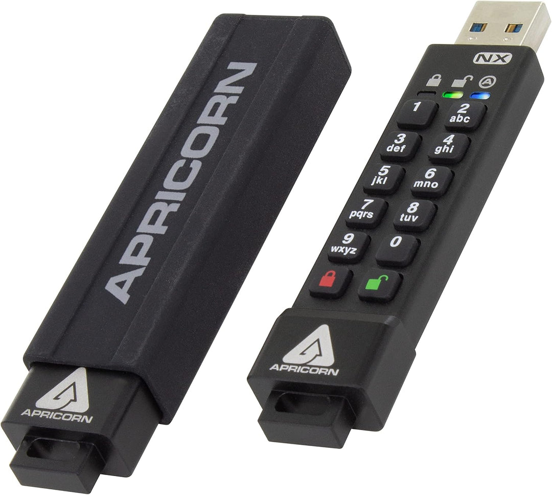Apricorn Aegis Secure Key 3 NX 256-Bit verschlüsselter FIPS 140-2 Level 3 Validated Secure USB 3.0 F