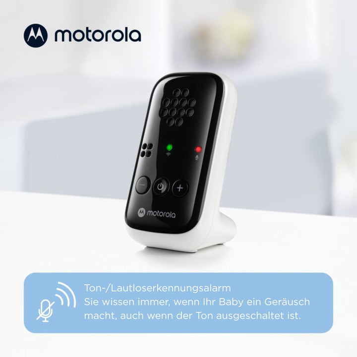 Motorola Nursery BabyPhone PIP10-230V - Tragbare Elterneinheit - 300 Meter Reichweite - Inkl. 2 Netz