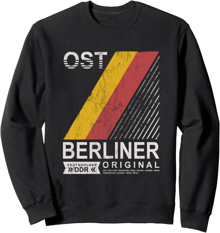 Ostberliner Original Ost-Berlin Retro DDR Ostdeutschland Sweatshirt