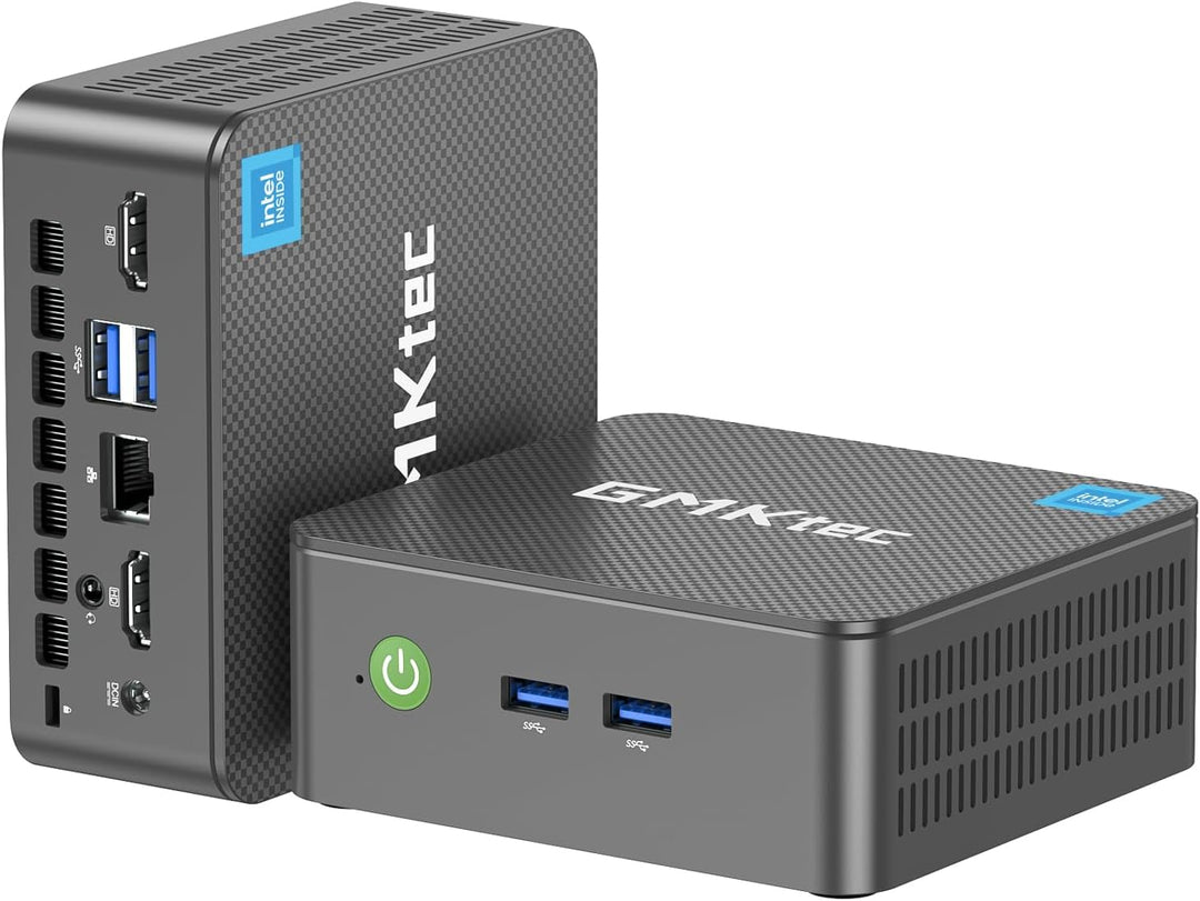 GMKtec Mini PC mit 11 Pro Intel Alder Lake N100 Prozessor (3.4GHz) 16GB DDR4 RAM 1TB PCIe 3.0 M.2 SS