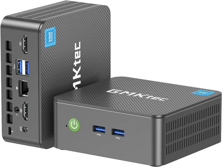 GMKtec Mini PC mit 11 Pro Intel Alder Lake N100 Prozessor (3.4GHz) 16GB DDR4 RAM 1TB PCIe 3.0 M.2 SS