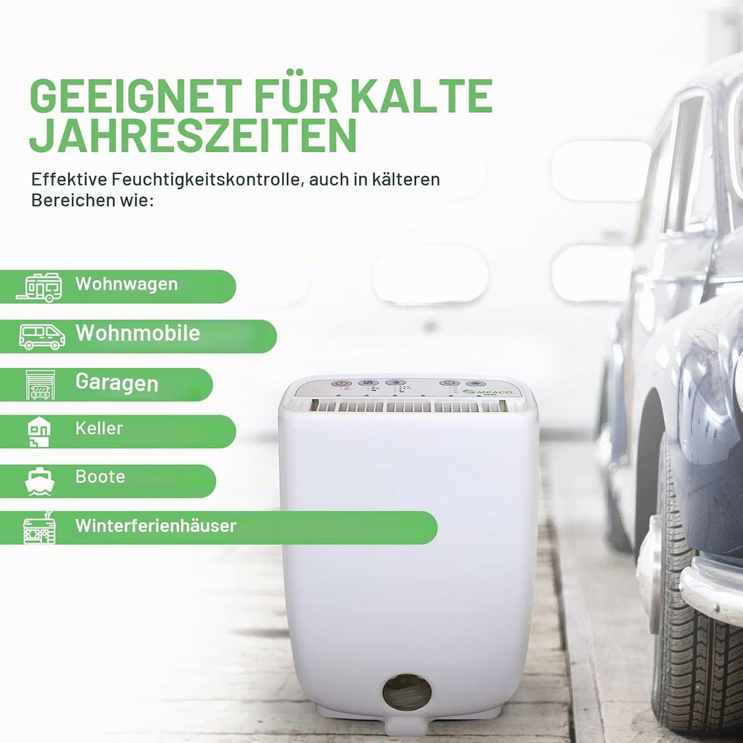 Meaco DD8L Luftentfeuchter, 660 W, 240 V, Weiss, 8L, DD8L