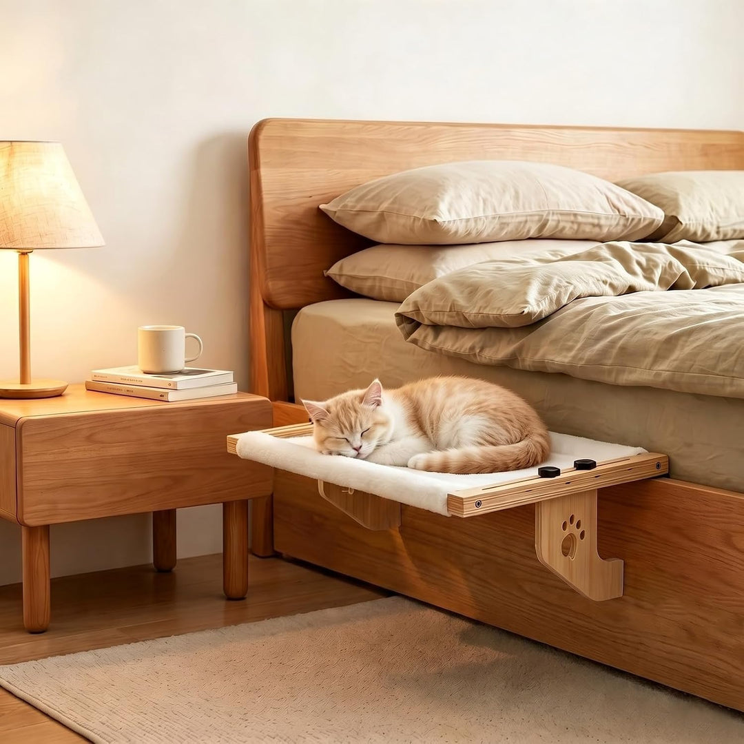 Heizungsliege Hängende Katzenhängematte, Katzen Fensterliege &amp; Katzenbett hängend, abnehmbarer Wende