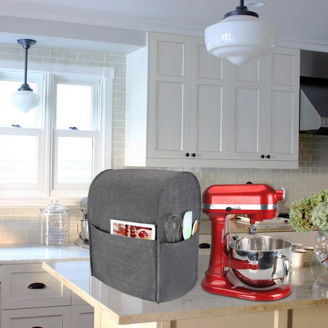 Luxja Staubschutzhülle für KitchenAid Küchenmaschine und zusätzliches Zubehör (geeignet für 5,6-7,5
