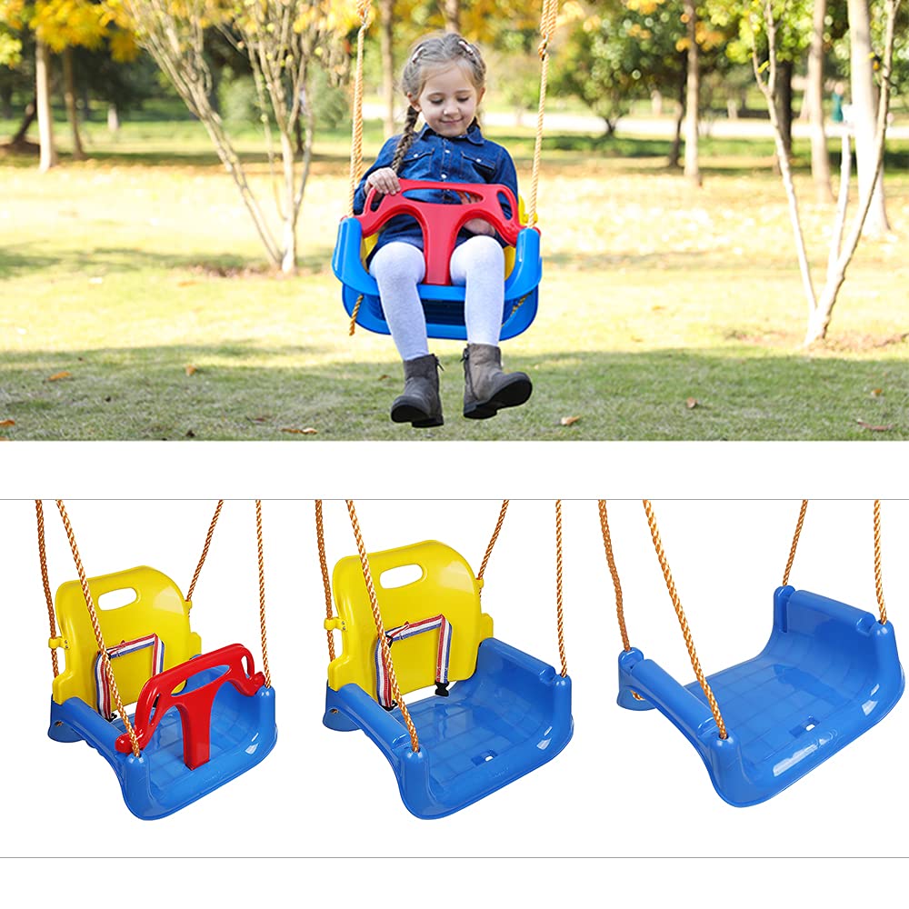Kinderschaukel Babyschaukel Outdoor 3-in-1 Babyschaukel Kinder verstellbar mit Rückenlehne Schaukel