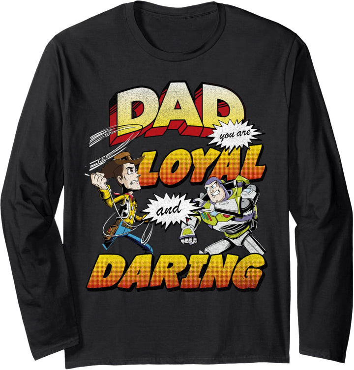 Disney Pixar Toy Story Buzz And Woody Dad You Are Portrait Langarmshirt