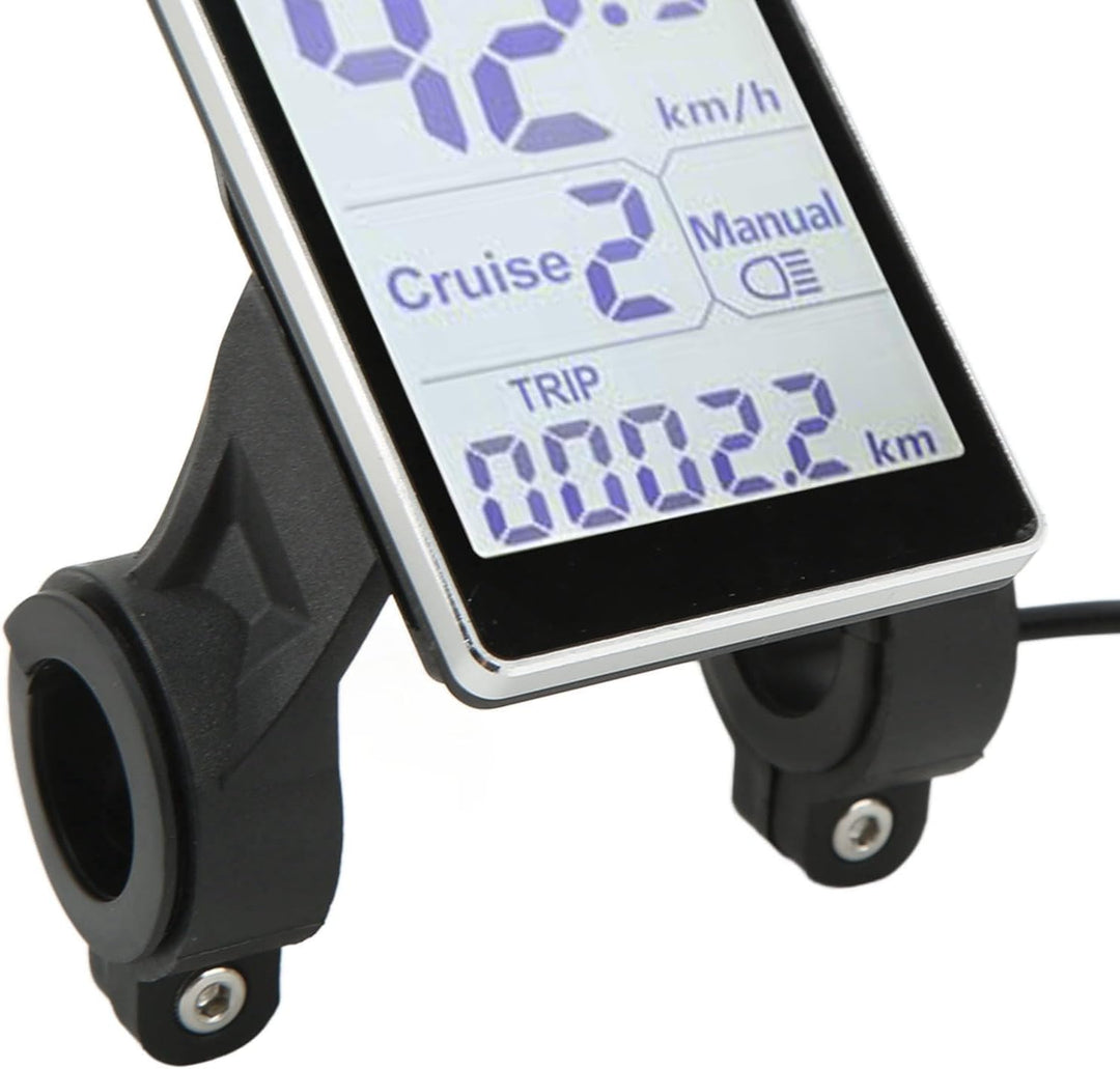 Elektroroller-Anzeigemessgerät, Elektrofahrrad-LCD-Messgerät 5-polig 24 V 36 V 48 V 60 V Universal E